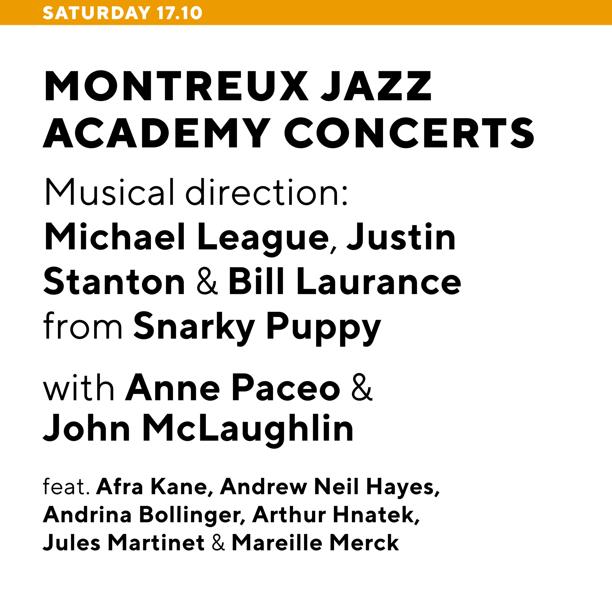 Montreux Jazz Academy concerts